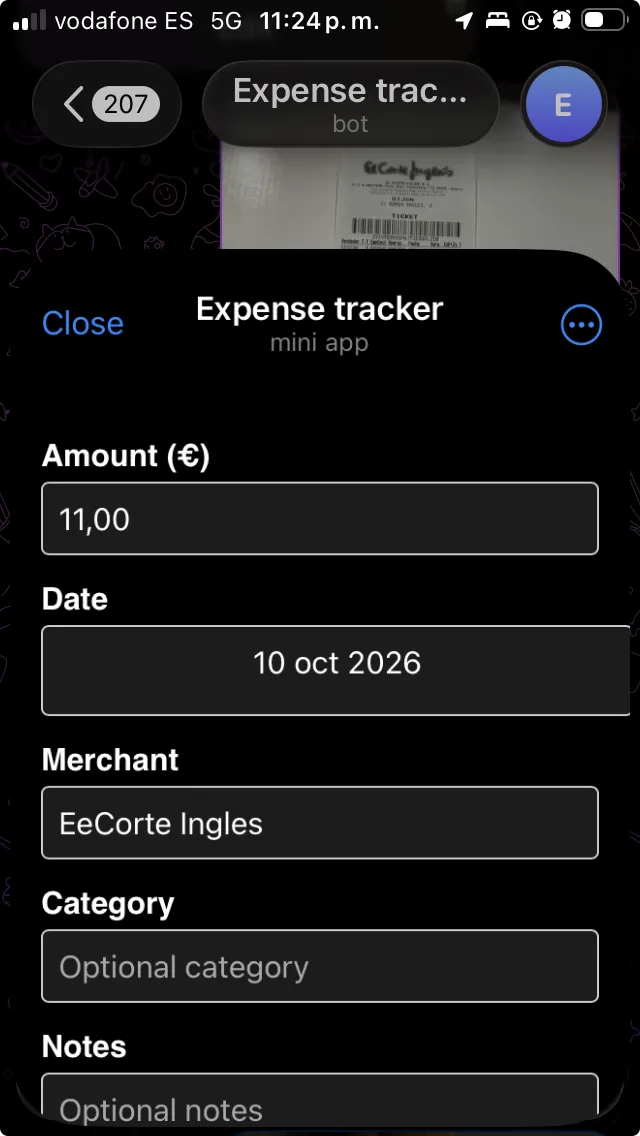 Telegram Mini App